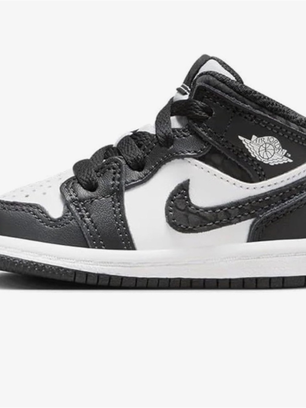 Nike Kids' Black/White High-Top Sneakers